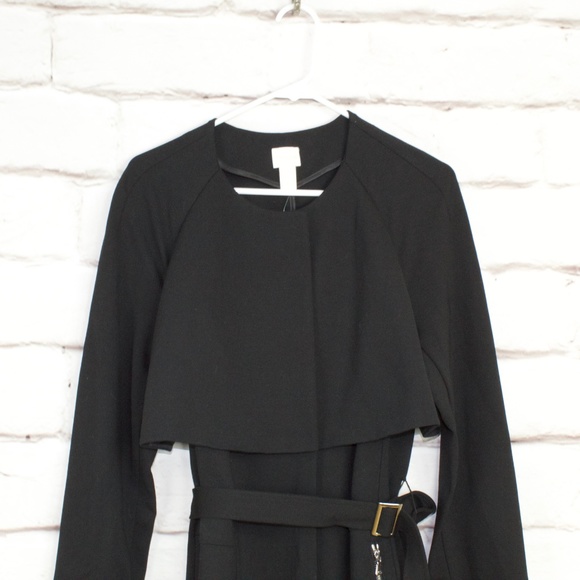 NEW Chico Trench Topper Black Jacket Size Medium - Picture 4 of 8